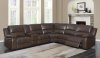 Channing Power Motion Sectional Sofa 650180 in Brown by Coaster