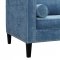 Cooper Sofa TOV-S18 in Blue Velvet Fabric by TOV Furniture