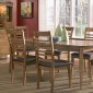 Honey Spice Finish Contemporary Dinette Table w/Optional Items