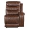 Putnam Power Motion Sectional Sofa 9405 in Brown by Homelegance