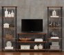 Factory Entertainment Unit 3228-05 -Burnished Wood - Homelegance