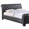 Kate Bed in Black Faux Leather by Modway