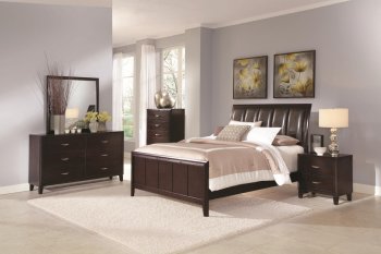 B180 Coventry Bedroom by Coaster in Dark Brown w/Options [CRBS-B180 Coventry]