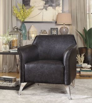 Basseri 2Pc Accent Chair Set 1294GY-1 in Dark Gray - Homelegance