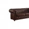 Tiverton Sofa & Loveseat Set 9335BRW in Brown by Homelegance