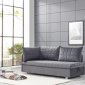 Day & Night Sofa Bed in Gray Fabric by Casamode w/Options