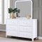 Anastasia Bedroom 224751 in Pearl White by Coaster w/Options