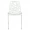 Devon Set of 4 Indoor/Outdoor Chairs DC23W in White - LeisureMod