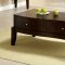 CM4035 Le Mans Coffee Table in Espresso w/Options