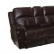 Warner Power Motion Sofa in Wine Fabric by NCFurniture