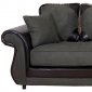 Thunder Fabric Modern Sofa & Loveseat Set w/Options