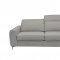 Tourquois Sofa Bed in Light Grey Full Leather by VIG