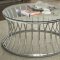 Esme 3Pc Coffee & End Table Set CM4172 in Chrome w/Options