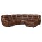 Putnam Power Motion Sectional Sofa 9405BR in Brown - Homelegance