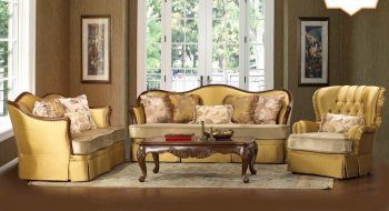 Sonnie Sofa, Loveseat & Chair Set in Fabric [ADS-Sonnie]