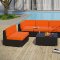 Aero Outdoor Patio Sectional 7Pc Set Choice of Color by Modway