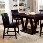 Belinda II CM3357PT 5Pc Dinette Set in Espresso w/Options