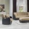 Luna Fulya L. Brown L-Shape Reversible Sectional Sofa by Bellona