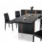 167T Modern Black Glossy Floating Dining Table by VIG