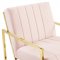 Inspire Accent Chair in Pink Velvet by Modway