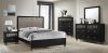 Ulrik 5Pc Bedroom Set 27070 in Black & Silver by Acme w/Options