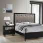 Ulrik 5Pc Bedroom Set 27070 in Black & Silver by Acme w/Options