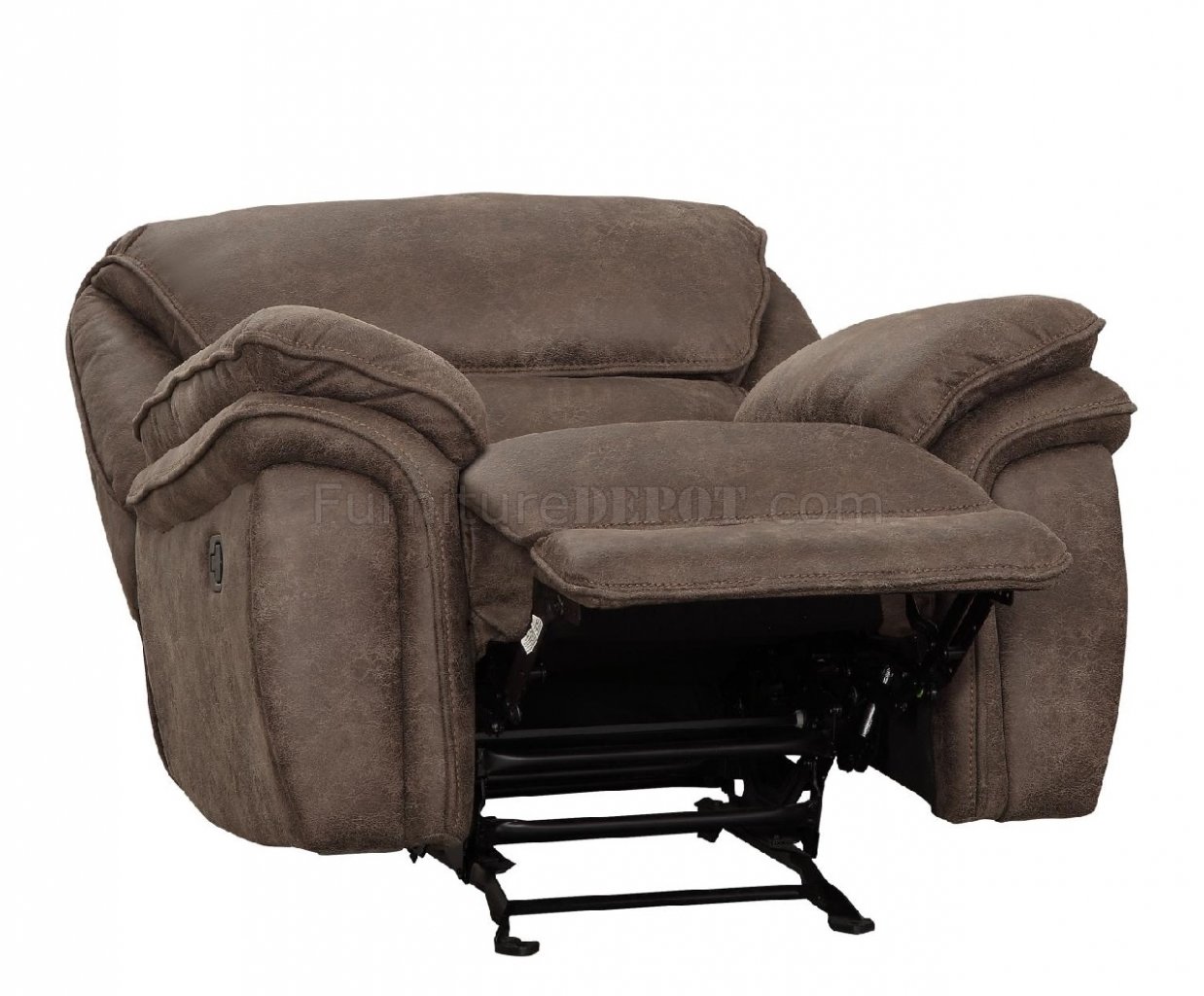 Hadden Recliner Sofa 9903DB-3 In Dark Brown By Homelegance