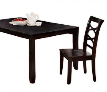 Giselle CM3528EX-T Dining Table 5Pc Set in Espresso w/Options [FADS-CM3528EX-T-Giselle]