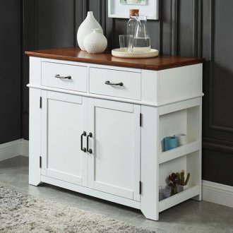 Isobel Server CM-AC518WH in White & Oak