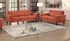 Corso Sofa 8250RN in Burnt Orange by Homelegance w/Options