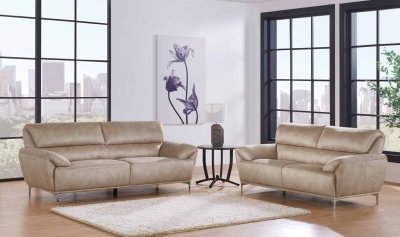 U9921A Sofa in Cream Fabric by Global w/Options