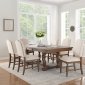 Chartreaux Dining Table 5589-90 in Dark Birch by Homelegance