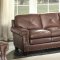 Greermont Sofa 8446 in Brown by Homelegance w/Options