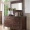 Mazen Bedroom 23950Q in Cherry Oak Finish by Acme w/Options