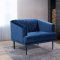 Rory Sofa 689 in Navy Velvet Fabric by Meridian w/Options