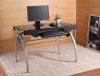 Network 4865 Computer Desk by Homelegance in Metal & Glass