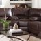 600021 Geri Sectional Sofa in Top Grain Leather Match by Coaster