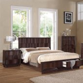 20520 Travell Bedroom in Walnut by Acme w/Options