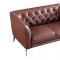 S295 Sofa in Brown Leather by Beverly Hills w/Options