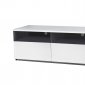 Cristallino TV Stand in High Gloss White Lacquer by Casabianca