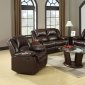 Winslow Reclining Sofa CM6556 in Bonded Leather Match w/Options