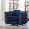 Reese 648 Sofa in Navy Velvet Fabric w/Optional Items