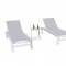 Coast Chaise Lounge 3Pc Set by Bellini w/Mouse Grey Sling