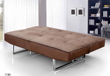 1180 Sofa Bed Brown Fabric by ESF [EFS-1180]