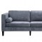 Cooper Sofa TOV-S29 in Grey Velvet Fabric by TOV Furniture