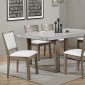 Paulina Dining Set 5Pc 74670 in Rustic Oak by Acme w/Options