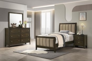 Wilkes Kids Bedroom Set 4Pc 224421 in Dark Cocoa by Coaster [CRKB-224421 Wilkes]