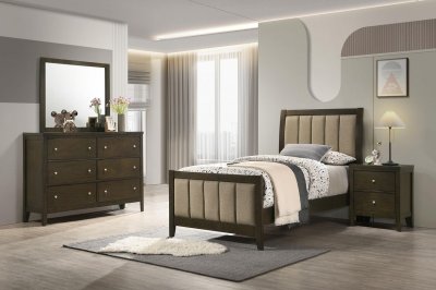 Wilkes Kids Bedroom Set 4Pc 224421 in Dark Cocoa by Coaster