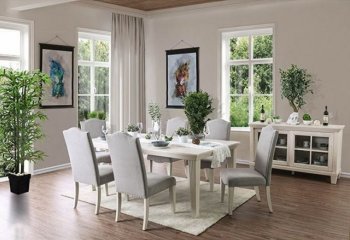 Daniella Dining Room Set 7Pc CM3630T in Antique White w/Options [FADS-CM3630T-Daniella]