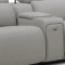 6095B Power Reclining Sectional Sofa in Gray Leather by J&M